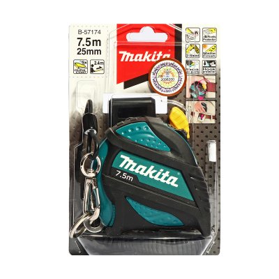 ตลับเมตร MAKITA 7.5 ม. x 25 มม. หน่วยมิล พร้อม Safety Cord รุ่น MPB-57174