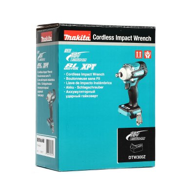 บล็อกไร้สาย MAKITA 1/2" 18V 580N.m (ไม่รวมแบตเตอรี่) รุ่น DTW300Z
