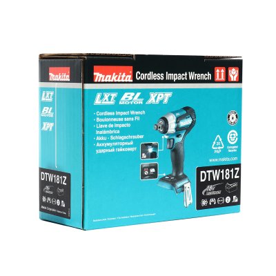 บล็อกไร้สาย MAKITA 1/2" 18V BL 210N.m (ไม่รวมแบตเตอรี่) รุ่น DTW181Z