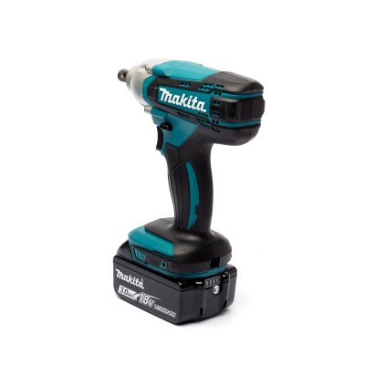 บล็อกไร้สาย MAKITA 1/2" 18V (แบตเตอรี่+กล่อง MAKPAC) รุ่น DTW190SF1J
