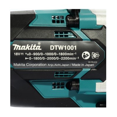 บล๊อกไร้สาย MAKITA 3/4" 18V+สายสะพาย รวมชุดแบต รุ่น DTW1001JX3