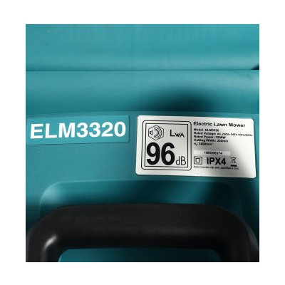 รถเข็นตัดหญ้าไฟฟ้า MAKITA 1200W รุ่น ELM3320 (ใบตัด 330 มม.)
