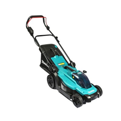 รถเข็นตัดหญ้าไร้สาย MAKITA 18V 330MM พร้อมแบตและแท่นชาร์จ รุ่น DLM330SF