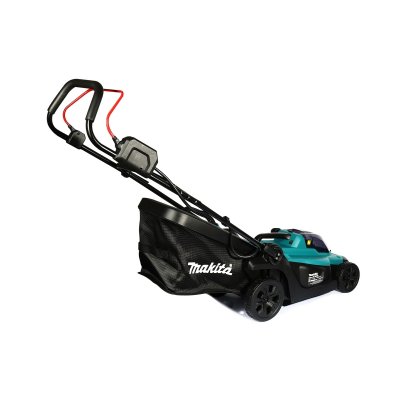 รถเข็นตัดหญ้าไร้สาย MAKITA 18V 330MM พร้อมแบตและแท่นชาร์จ รุ่น DLM330SF