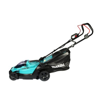รถเข็นตัดหญ้าไร้สาย MAKITA 18V 330MM พร้อมแบตและแท่นชาร์จ รุ่น DLM330SF