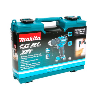 สว่านกระแทกไร้สาย 12V MAKITA BL Motor รุ่น HP332DWYE (ชุดแบต+แท่นชาร์จ)