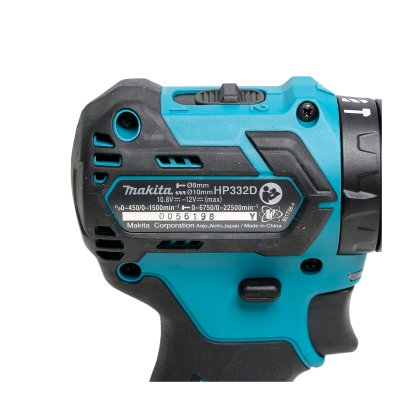 สว่านกระแทกไร้สาย 12V MAKITA BL Motor รุ่น HP332DWYE (ชุดแบต+แท่นชาร์จ)