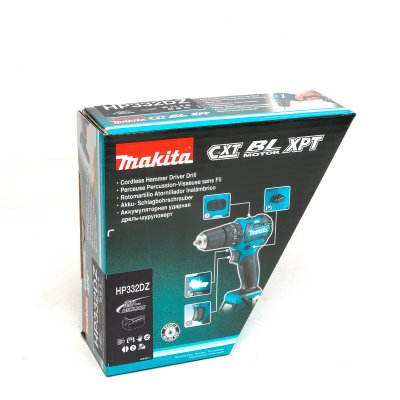 สว่านกระแทกไร้สาย 12V MAKITA BL Motor รุ่น HP332DZ (เฉพาะเครื่อง)
