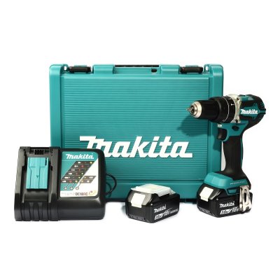 สว่านกระแทกไร้สาย 13MM BL ครบชุด MAKITA รุ่น DHP484RFE