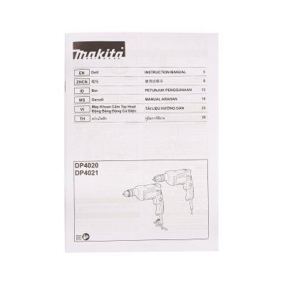 สว่านปรับรอบ MAKITA 1/2 นิ้ว 650W รุ่น DP4020