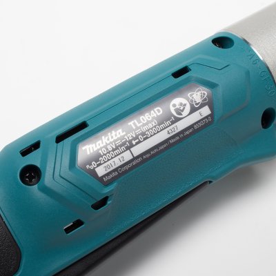 สว่านอิมแพคหัวงอไร้สาย 12V 1/4 นิ้ว MAKITA รุ่น TL064DWYE (แบตครบชุด)