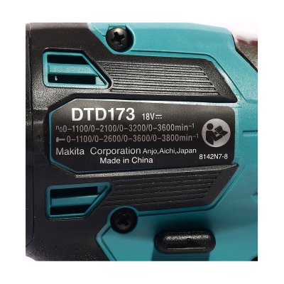 สว่านอิมแพคไร้สาย MAKITA 18V BL (ไม่รวมแบตเตอรี่) รุ่น DTD173Z