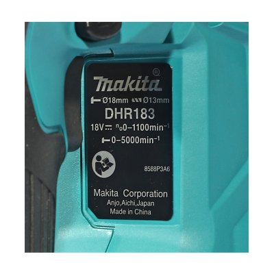สว่านโรตารี่ไร้สาย MAKITA 18V รุ่น DHR183RTWJ พร้อมชุดดูดฝุ่น