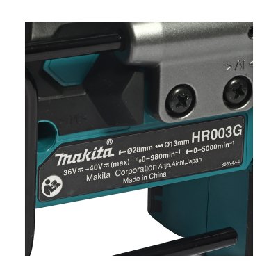 สว่านโรตารี่ไร้สาย MAKITA 28MM 40V ตัวเปล่า รุ่น HR003GZ