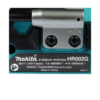 สว่านโรตารี่ไร้สาย MAKITA 40V หัวจับเปลี่ยนได้ รุ่น HR002GZ