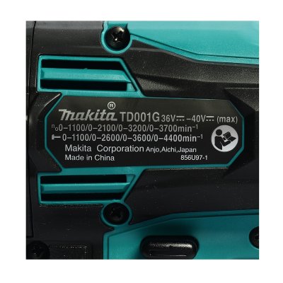 สว่านไขควงกระแทกไร้สาย MAKITA 40VMAX พร้อมแบต 2.5Ah x2 รุ่น TD001GD201
