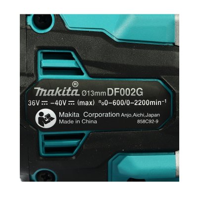 สว่านไขควงไร้สาย MAKITA 40VMAX ตัวเปล่า แรงบิด 65N.M รุ่น DF002GZ
