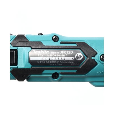 สว่านไขควงไร้สาย MAKITA 7.2V Li-ion รุ่น DF012DSE