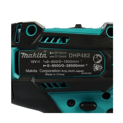 สว่านไร้สายกระแทก 1/2 นิ้ว 18V (ไม่รวมแบตเตอรี่) MAKITA รุ่น DHP482Z
