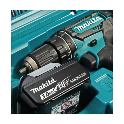 สว่านไร้สายกระแทก 1/2 นิ้ว 18V แบต+อุปกรณ์เสริม MAKITA รุ่น DHP482SFX7