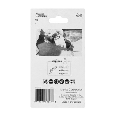 เกียงเซาะร่องแบบอ่อน MAKITA HCS ระบบ Starlock รุ่น TMA066 (52X40 มม.)