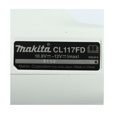เครื่องดูดฝุ่นไร้สาย MAKITA 12V สีเขียว แบตเตอรี่ในตัว รุ่น CL117FDX4