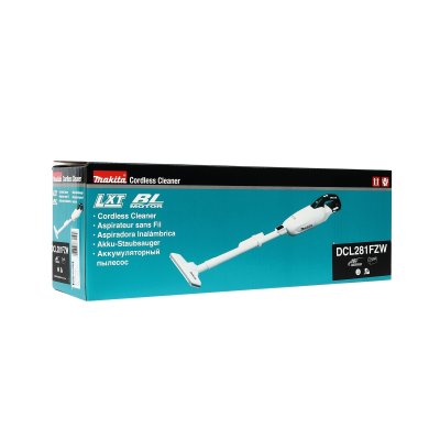 เครื่องดูดฝุ่นไร้สาย MAKITA 18V 3 สปีด สีขาว รุ่น DCL281FZW
