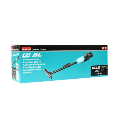 เครื่องดูดฝุ่นไร้สาย MAKITA 18V 3 สปีด สีดำ-ใส รุ่น DCL281FZB
