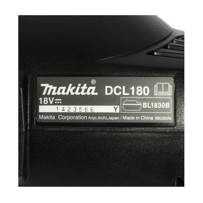 เครื่องดูดฝุ่นไร้สาย MAKITA 18V สีดำ-ใส 1SPEED รุ่น DCL180ZB