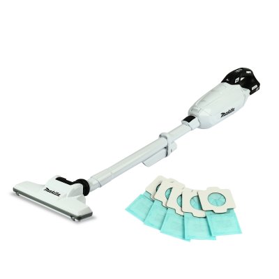 เครื่องดูดฝุ่นไร้สาย MAKITA 40V ถุงผ้า สีขาว ไม่รวมแบต รุ่น CL002GZ07