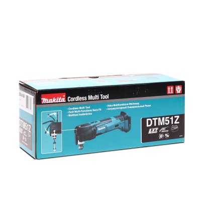 เครื่องมืออเนกประสงค์ไร้สาย (Multi-Tool) MAKITA 18V (ไม่รวมแบตเตอรี่) รุ่น DTM51Z