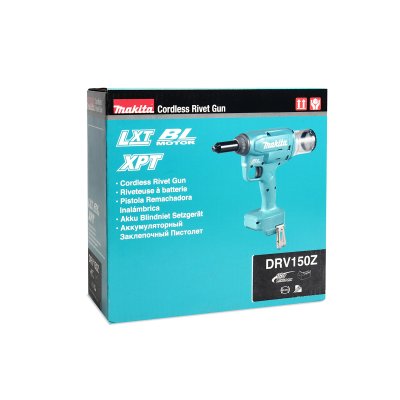 เครื่องยิงรีเวทไร้สาย 18V MAKITA รุ่น DRV150Z ขนาด 4.8 มม. (ตัวเปล่า)