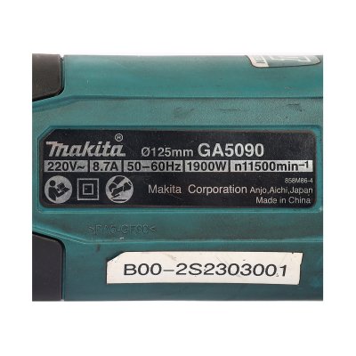 เครื่องเจียรไฟฟ้า 5 นิ้ว 1900W สวิตช์สไลด์ MAKITA รุ่น GA5090X02