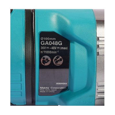เครื่องเจียรไร้สาย 40V 100 มม. เฉพาะเครื่อง MAKITA รุ่น GA048GZ