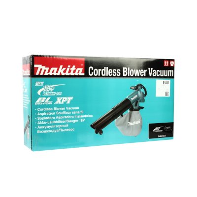 เครื่องเป่าลม+ดูดสนามไร้สาย MAKITA 18V 2 ล้อ (ไม่รวมแบตเตอรี่) รุ่น DUB187Z