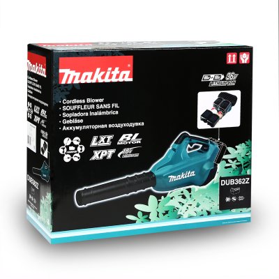 เครื่องเป่าลมสนามไร้สาย MAKITA 36V (18Vx2) (ไม่รวมแบตเตอรี่) รุ่น DUB362Z