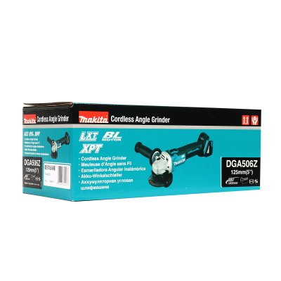 เจียรไร้สาย 5 นิ้ว 18V เบรก (ไม่รวมแบตเตอรี่) MAKITA รุ่น DGA506Z