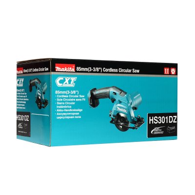 เลื่อยวงเดือนไร้สาย MAKITA 12V MAX ขนาด 85 มม. ตัวเปล่า รุ่น HS301DZ