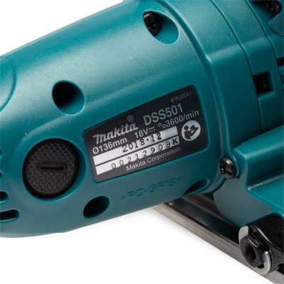 เลื่อยวงเดือนไร้สาย MAKITA 18V รุ่น DSS501Z (136 มม.)