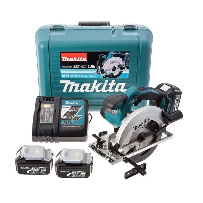 เลื่อยวงเดือนไร้สาย MAKITA รุ่น DSS611RFE 6" 18V (แบต+แท่นชาร์จ)