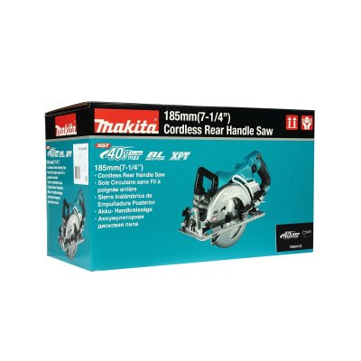 เลื่อยวงเดือนไร้สายด้ามท้าย MAKITA 40VMAX ไม่รวมแบตเตอรี่ (7"/10") รุ่น RS001GZ