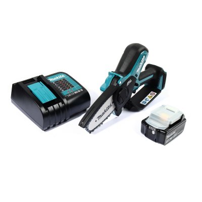 เลื่อยโซ่ไร้สาย MAKITA 4นิ้ว 18V ชุดแบต+แท่นชาร์จ รุ่น DUC101SF