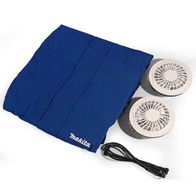 เสื้อแจ็คเก็ตพัดลมไร้สาย MAKITA 12/18V ผ้าฝ้าย ไซส์ M รุ่น DFJ304ZM