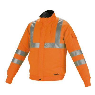 เสื้อแจ็คเก็ตพัดลมไร้สาย MAKITA 12/18V สีส้ม ไซส์ L รุ่น DFJ214CL