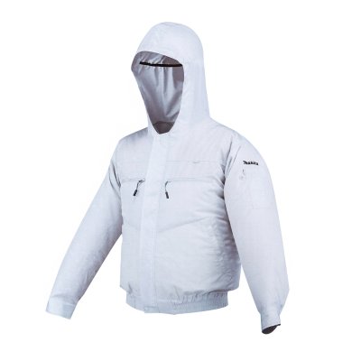 เสื้อแจ็คเก็ตพัดลมไร้สาย MAKITA แบบมีฮู้ด ผ้าโพลีเอสเตอร์ ไซส์ L รุ่น FJ203DZL