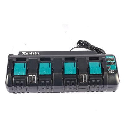 แท่นชาร์จแบตเตอรี่ MAKITA รุ่น DC18SF ชาร์จ 4 ก้อนพร้อมกัน 18V