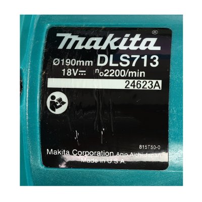 แท่นตัดสไลด์องศาไร้สาย MAKITA 18V 7 นิ้ว รุ่น DLS713Z