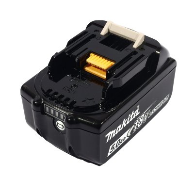 แบตเตอรี่ลิเธียมไอออน 18V 5.0Ah มีไฟบอกระดับ MAKITA รุ่น BL1850B