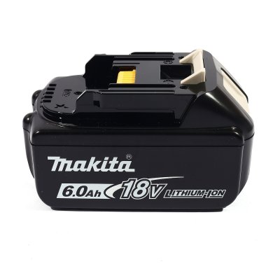 แบตเตอรี่ลิเธียมไอออน 18V 6.0Ah มีไฟบอกระดับ MAKITA รุ่น BL1860B