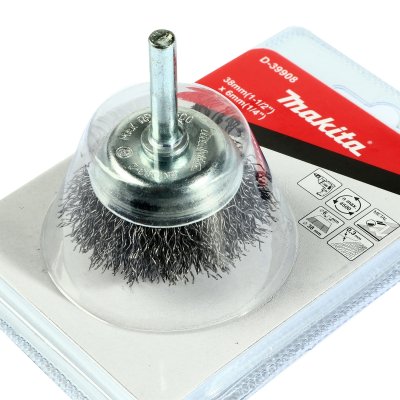 แปรงลวดถ้วยมีแกน MAKITA รุ่น D-39908 ขนาด 38 มม.